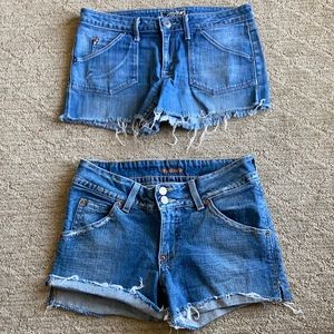 Bundle of Hudson cutoff shorts